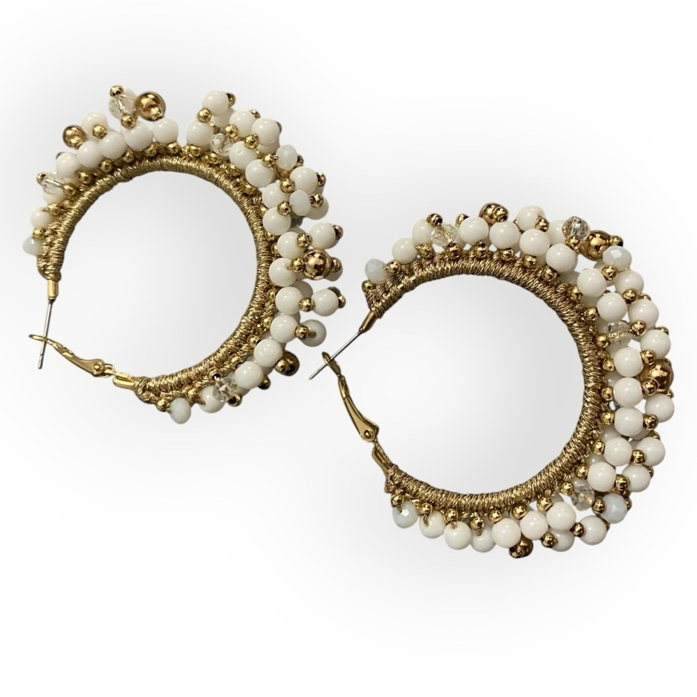 157 Lilly Pulitzer Hoop Earrings - Picture 2 of 8